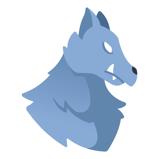 Character, werewolves, beast icon