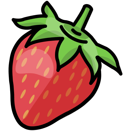 Fruit, healthy, strawberry icon