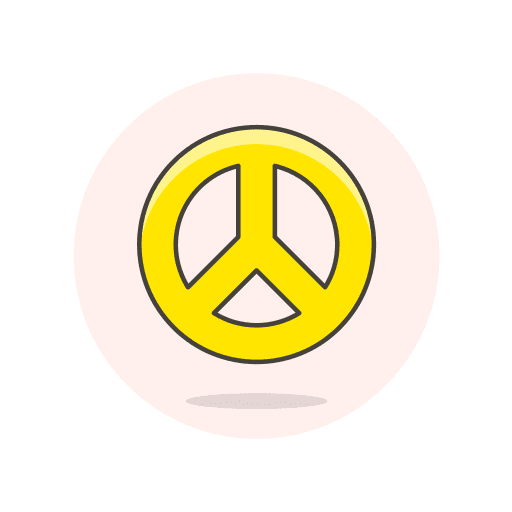 Peace, sign icon