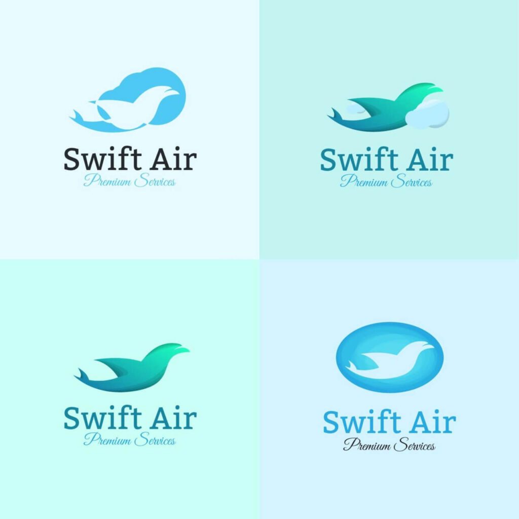 Airline logo template