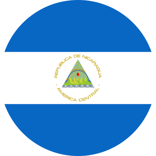 Flag, nicaragua, country icon