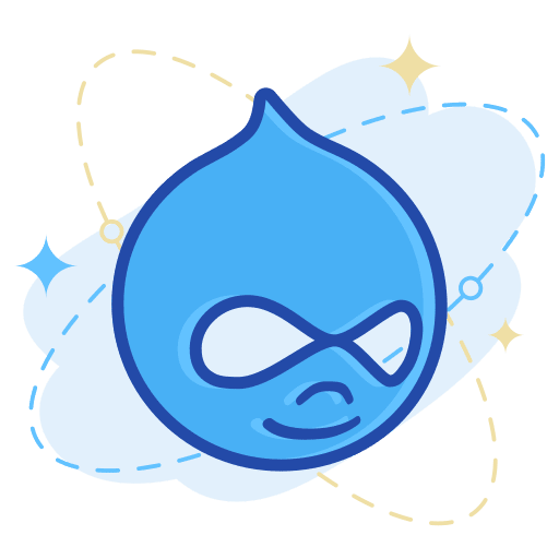 Drupal, media, social icon