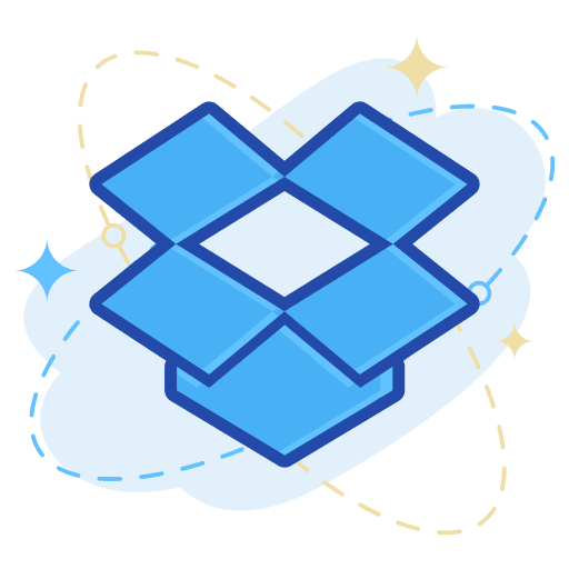 Dropbox, media, social icon