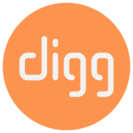 Digg, logo, media icon