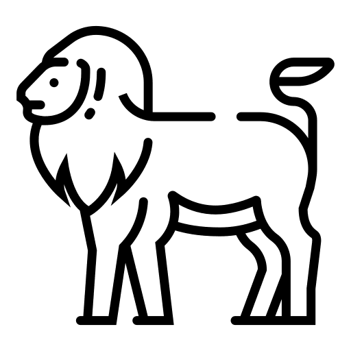 Animal, leo, lion icon