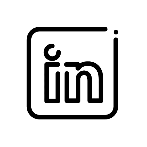 Linkedin, media, network icon