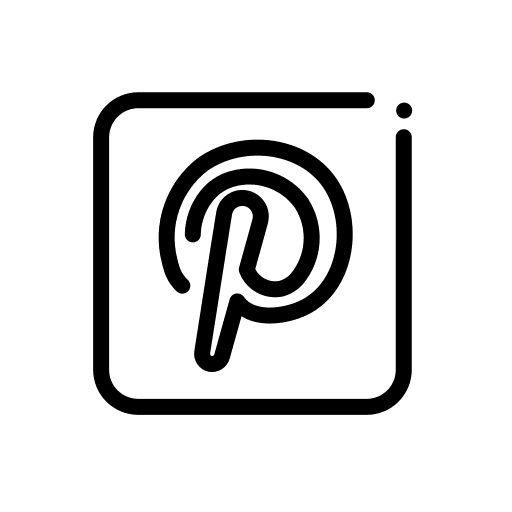 Media, network, pinterest icon