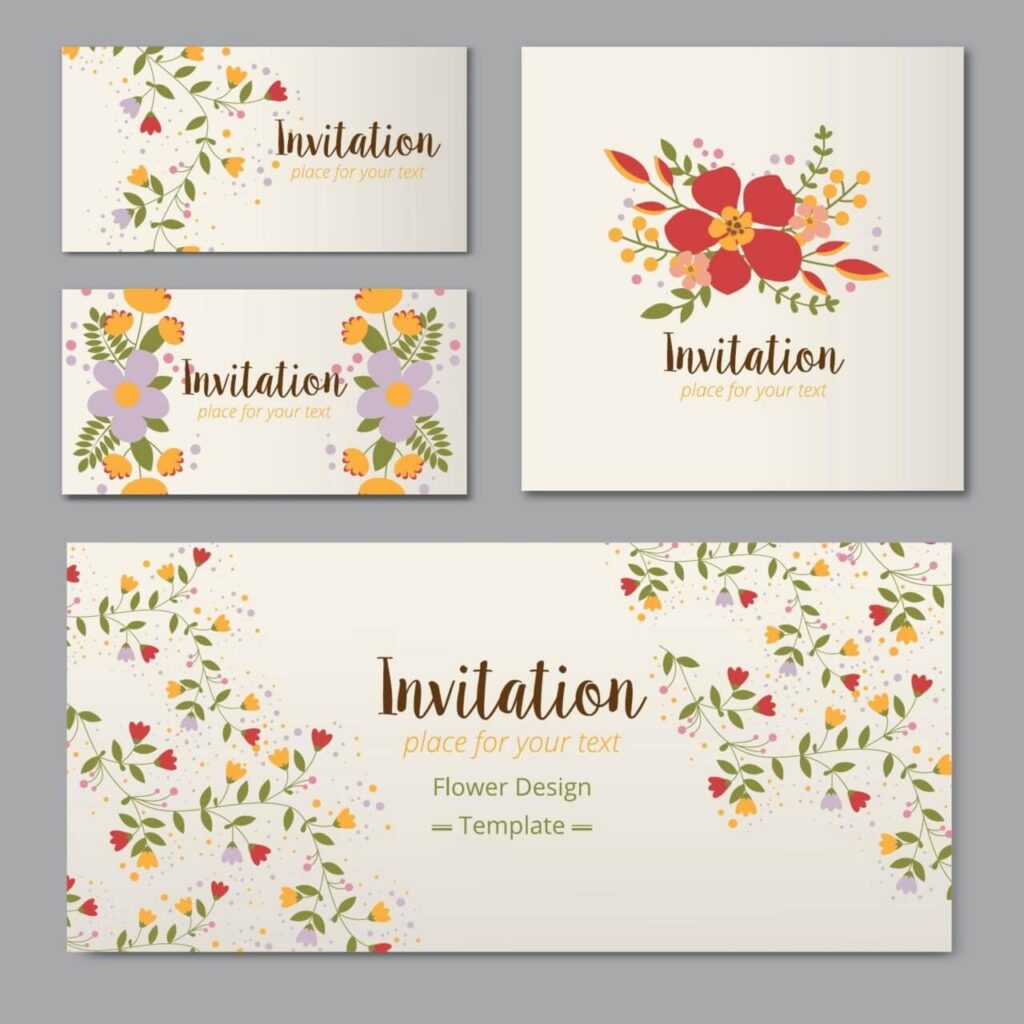 Floral cards