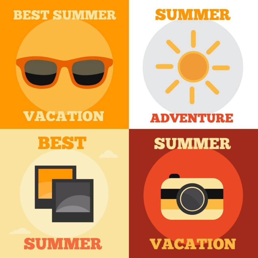 Summer Vacation Icons