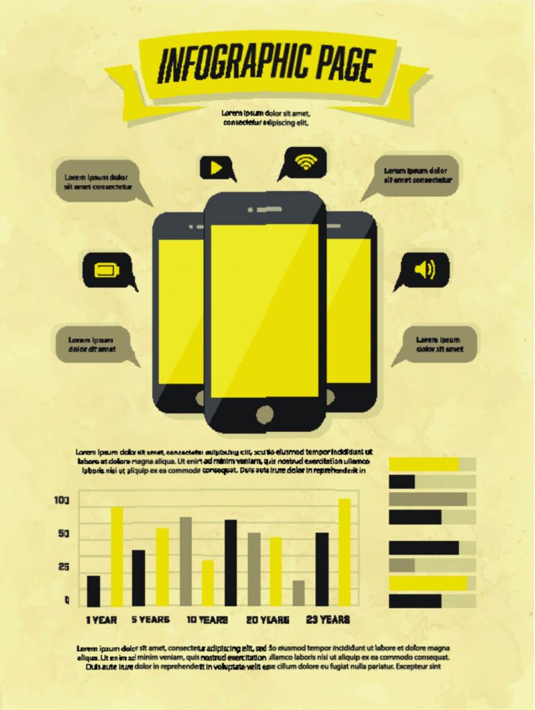 Set of Vintage Infographic Elements