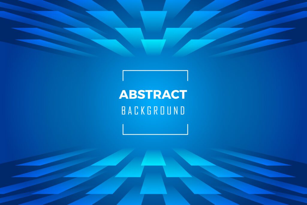 3D background abstract blue Free Vector