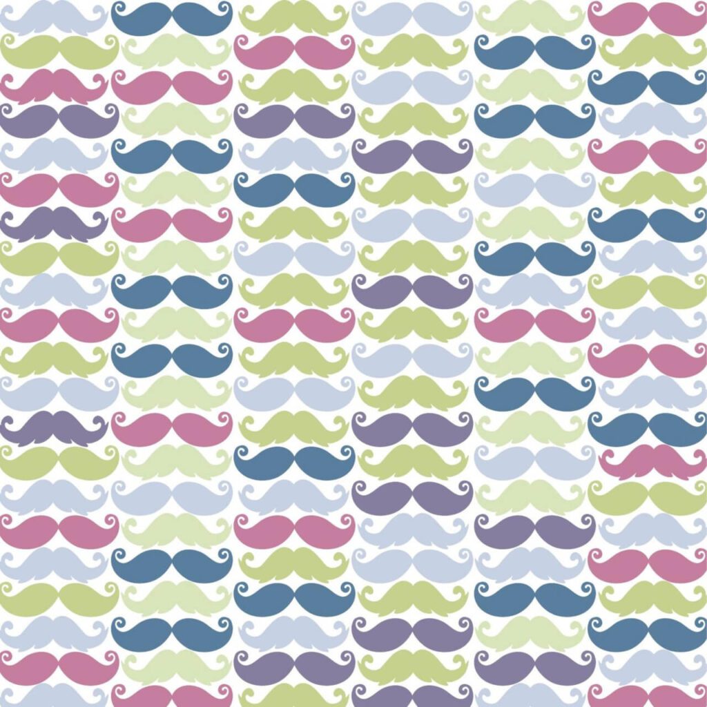 Moustache pattern