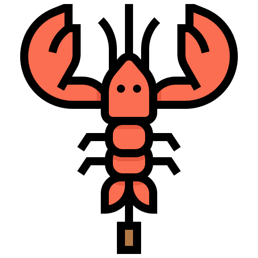 Animal, marine, prawn icon