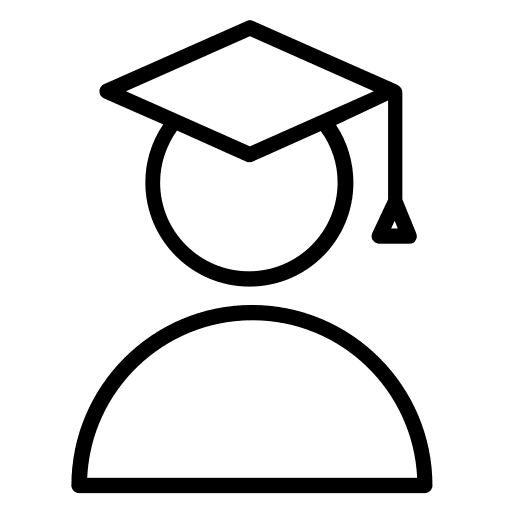 Education, graduate, graduation cap icon