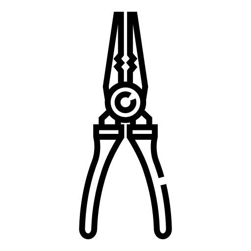 Clipping, cut, hardware icon