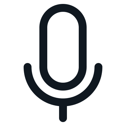 Mic, microphone, recorder icon