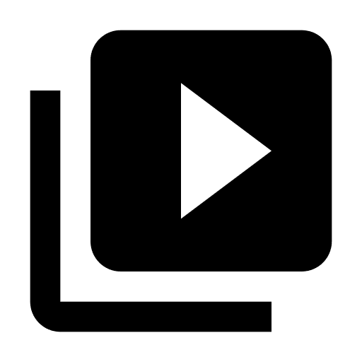 Video, library, ic icon