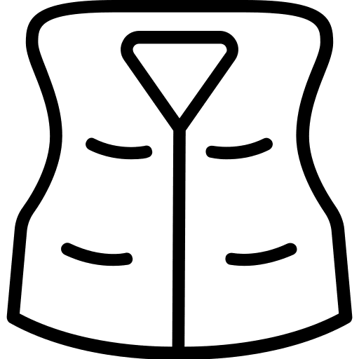 Adventure, jacket, safe icon