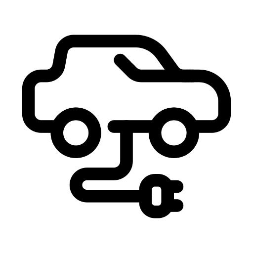 Car, electric, electrocar icon