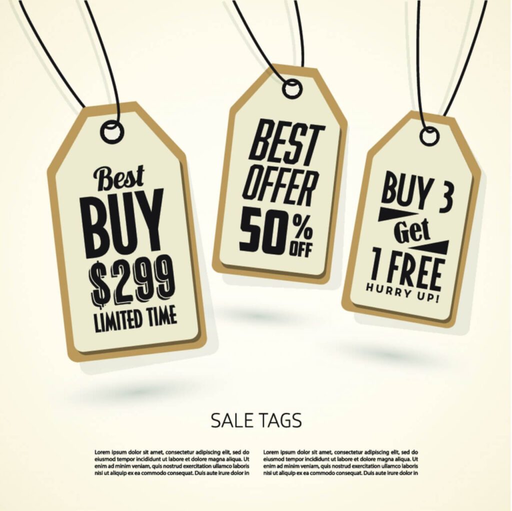 Sale Tags Design