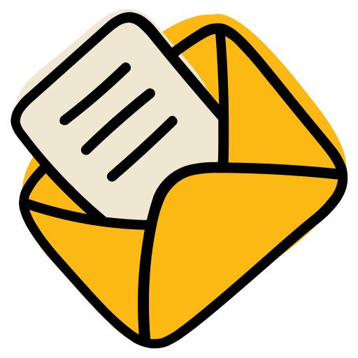 Communication, letter, memo icon