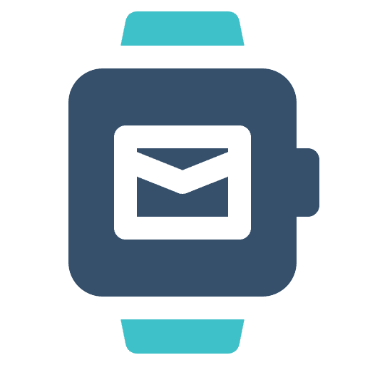 Watch, mail, smartwatch icon