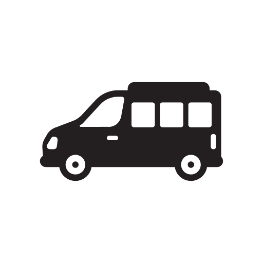 Bus, isolated, mini icon