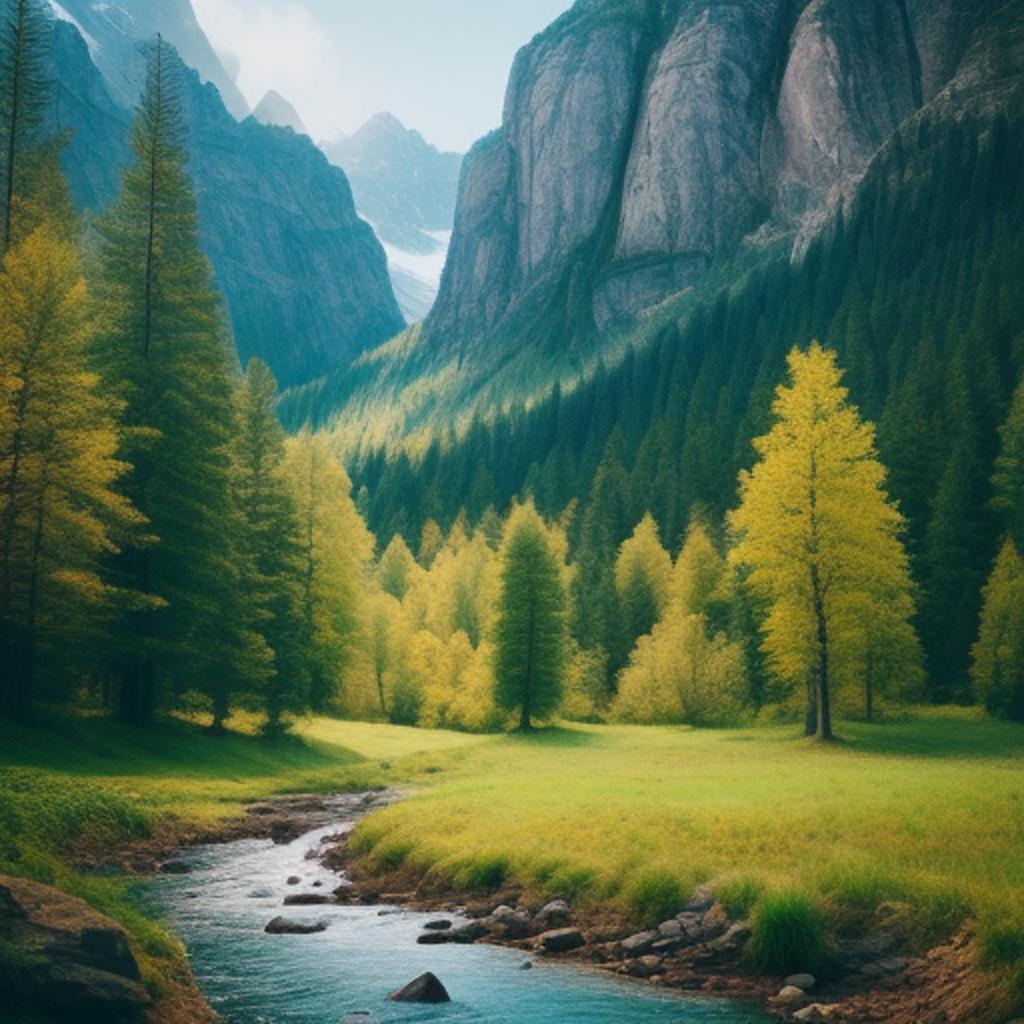 Beautiful HD nature landscape by @ai_generated