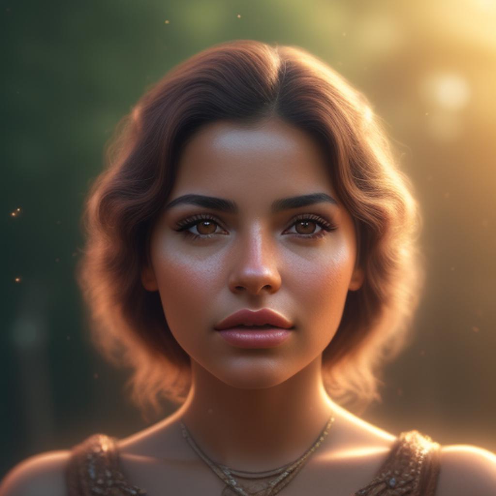 Beautiful latin girl face by @ai_generated