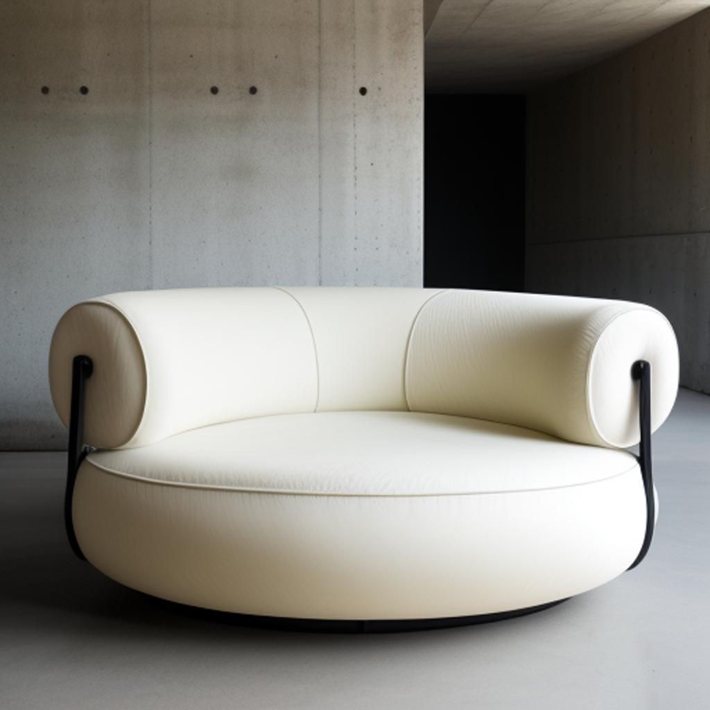 Sofa,couch,puristisch,grün marmorbein,polyform, sofa,marmor,sitz,rillen,betonwand,cameleonda,, gepolstert, by @ai_generated