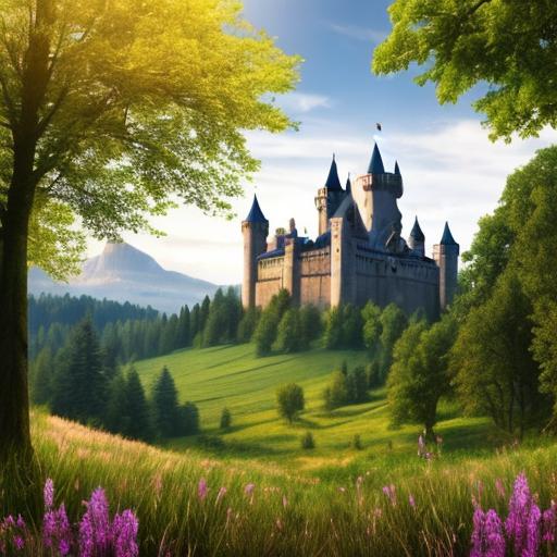 Background, burg im hintergrund by @ai_generated