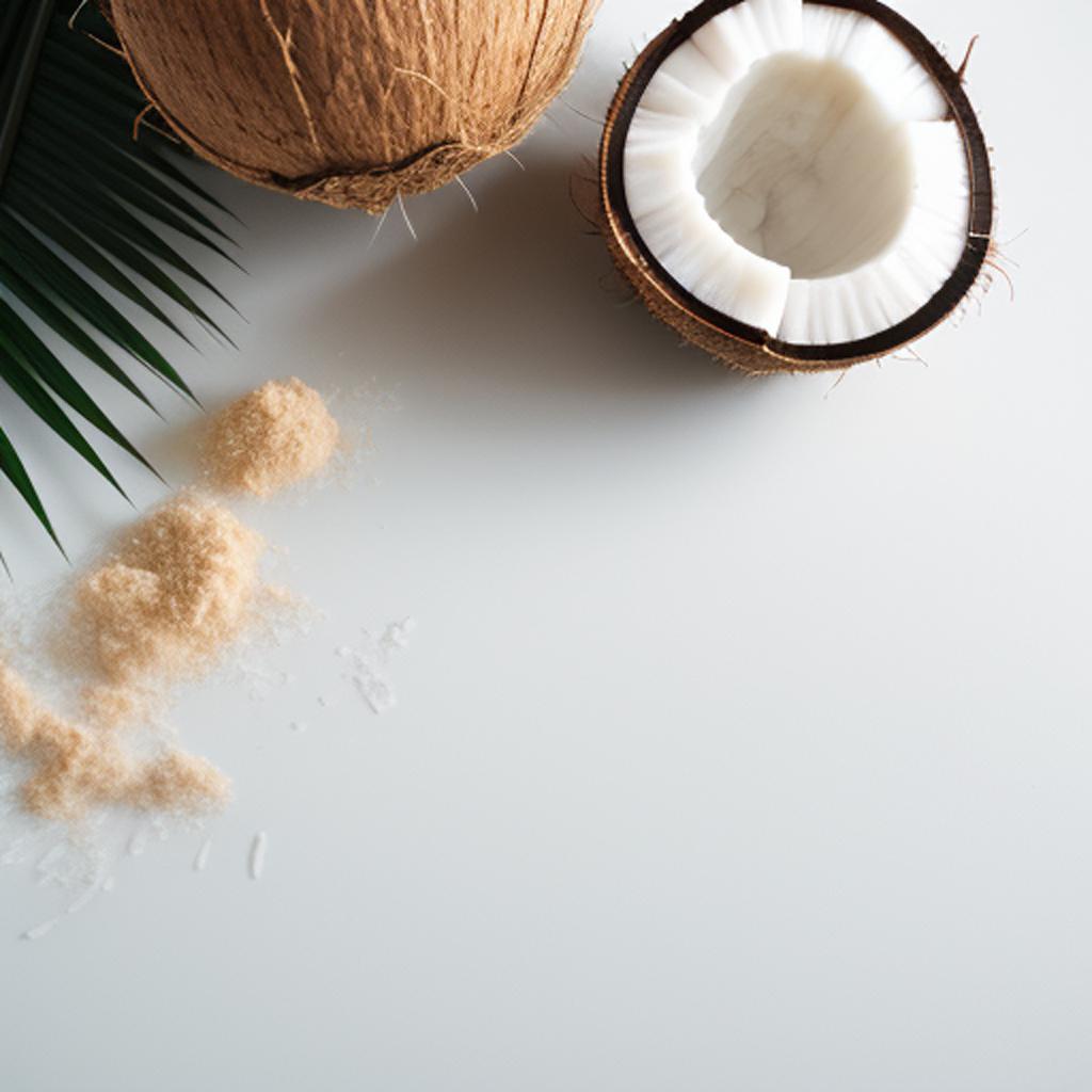 Background, Coconut vanilla by by @ai_generated