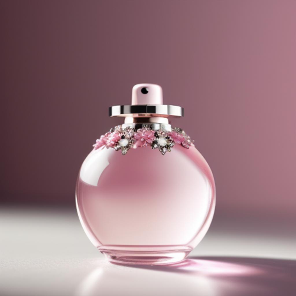 Vintage realistic perfume bottle by @ai_generated