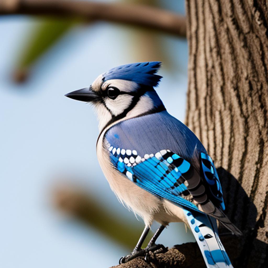 Bluejay by @sandrameiring6 by @ai_generated