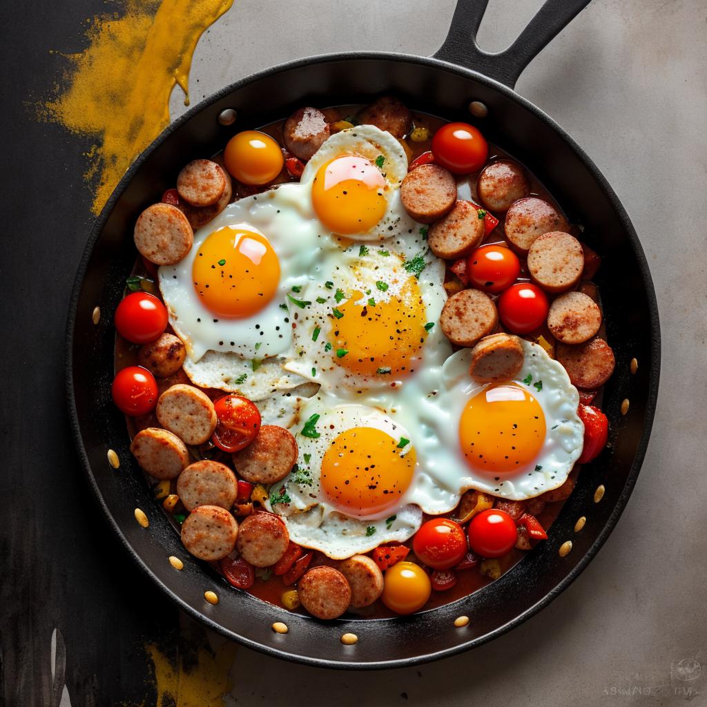 Breakfast time, fried egg by @ai_generated