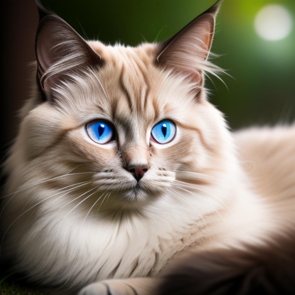 A Birman cat is by @ai_generated