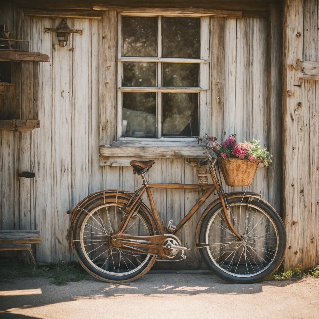 “Photo of vintage bicycle, by @ai_generated