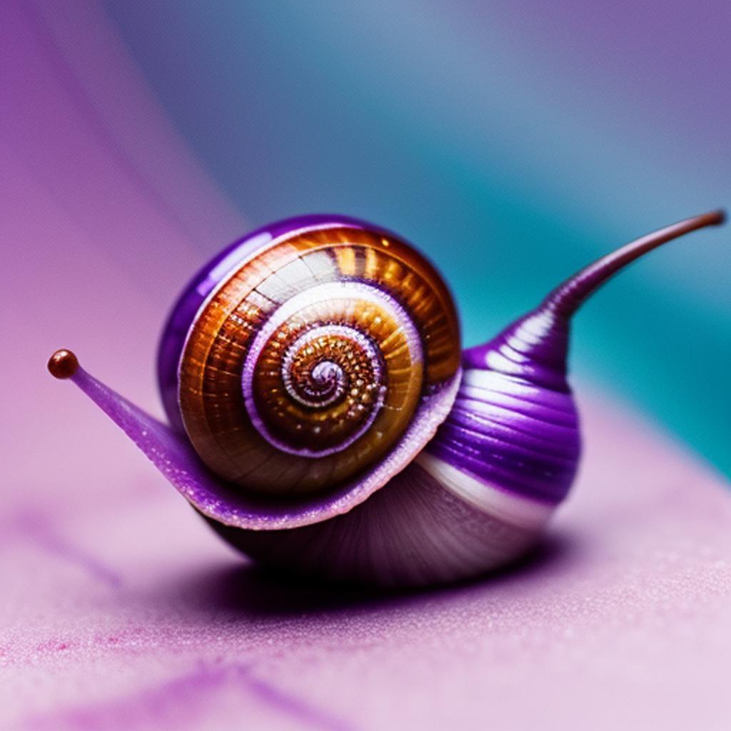 Snail purple by @ardikidrock01 by @ai_generated