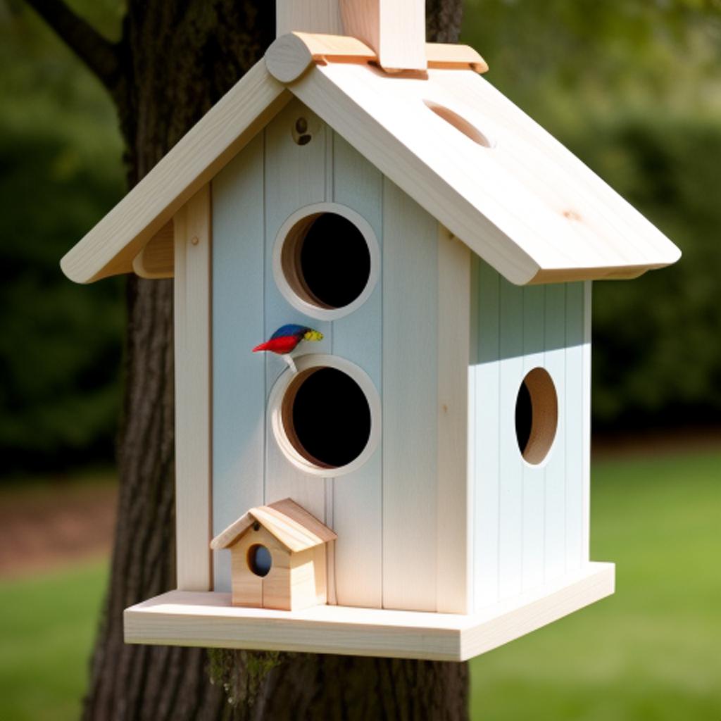 Bird house by @9bjdh9cc by @ai_generated