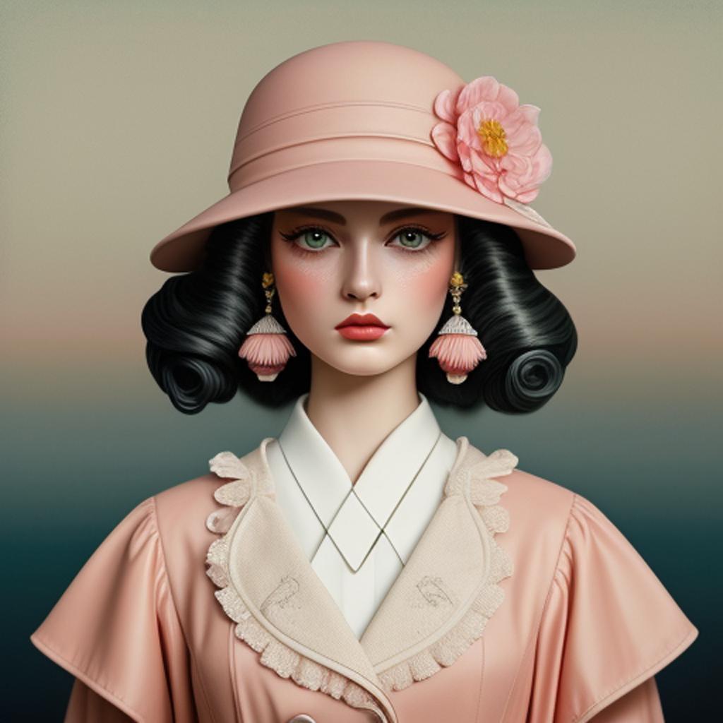 Blythe doll Prada high by @ai_generated