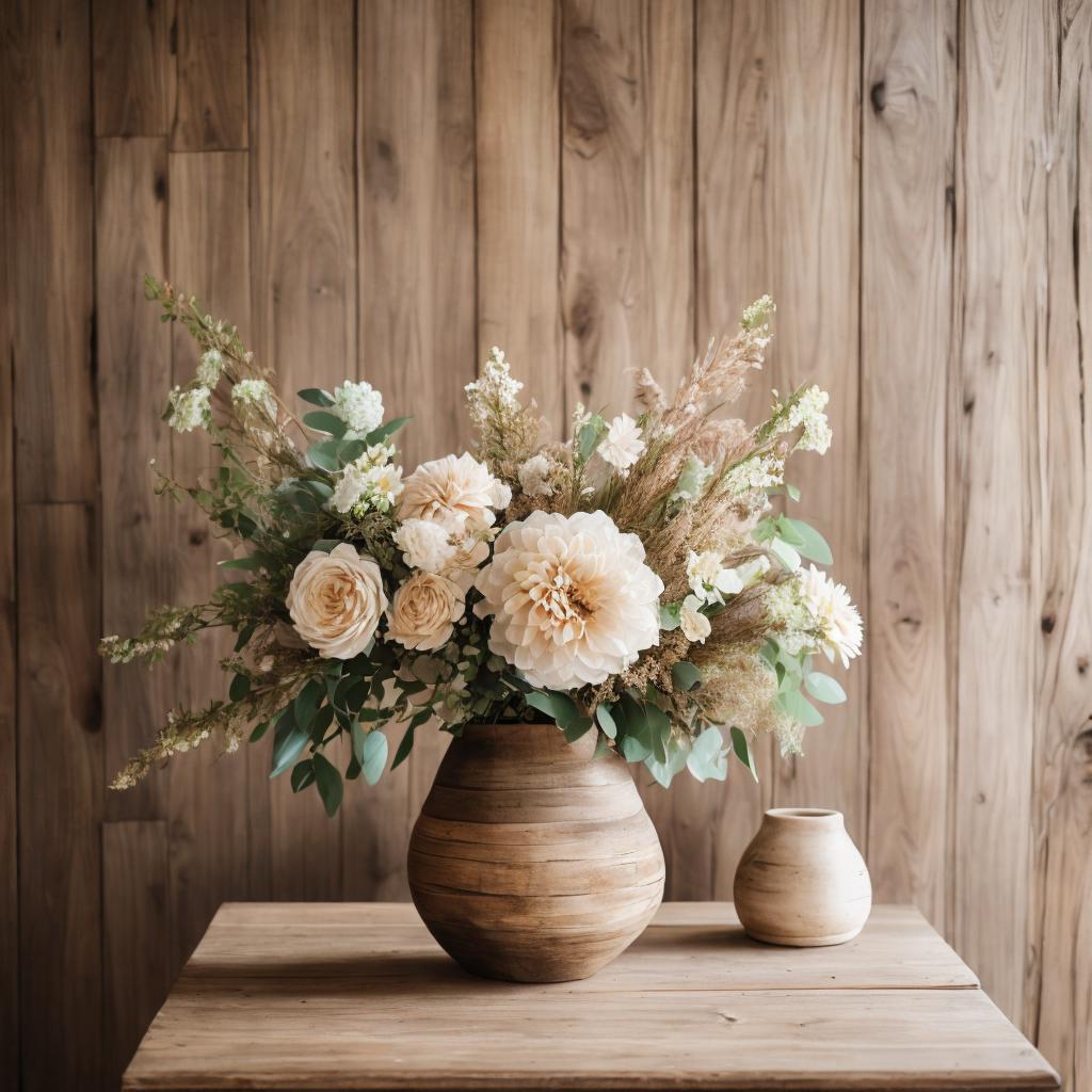 A floral arrangement in by @ai_generated