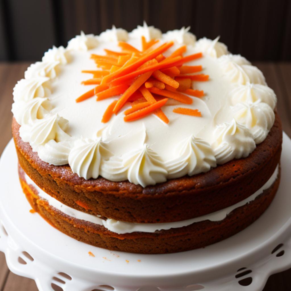 Create a carrot cake by @ai_generated