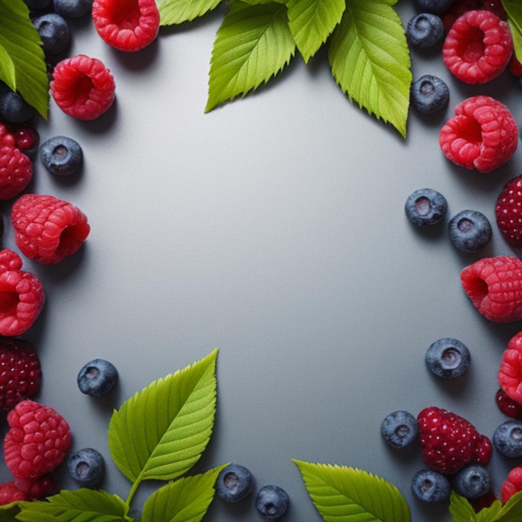 Background, Berries by @vjjmagvi by @ai_generated