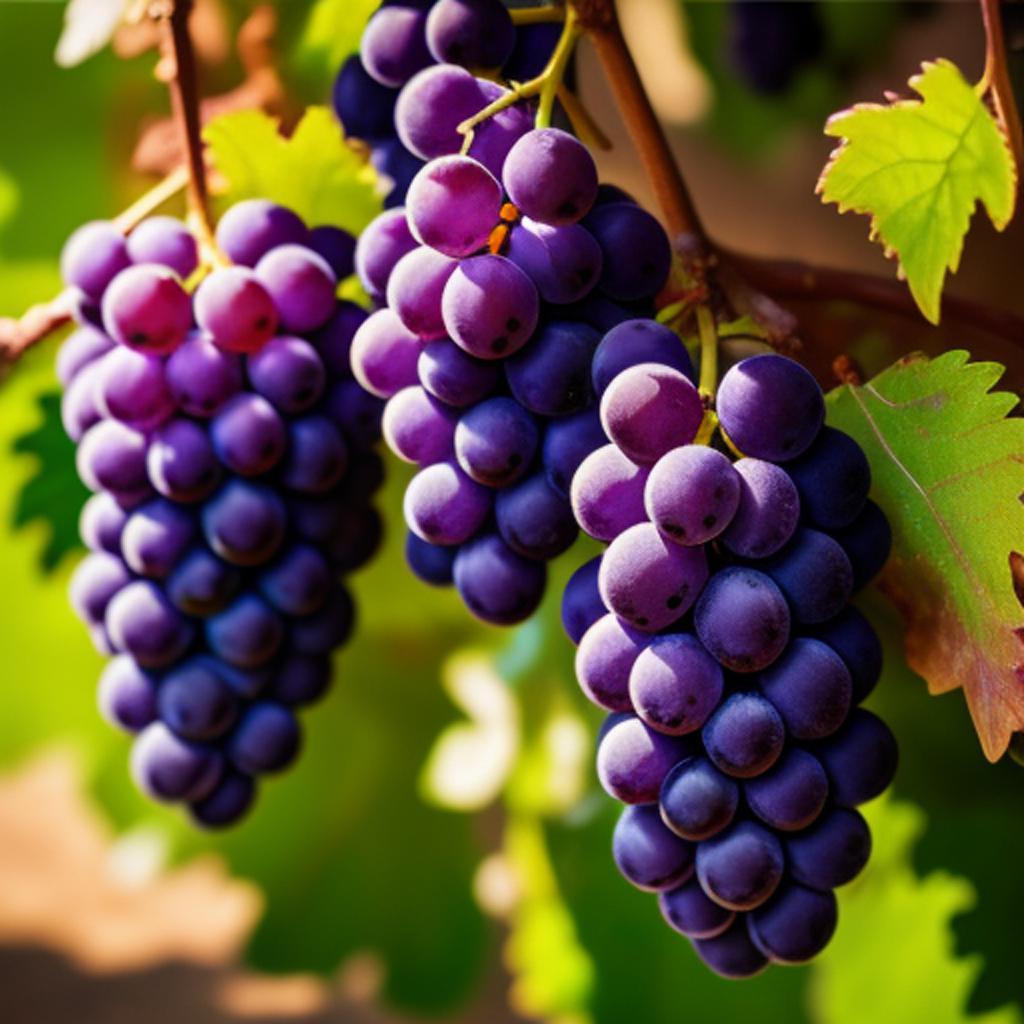 Purple grapes at a by @ai_generated