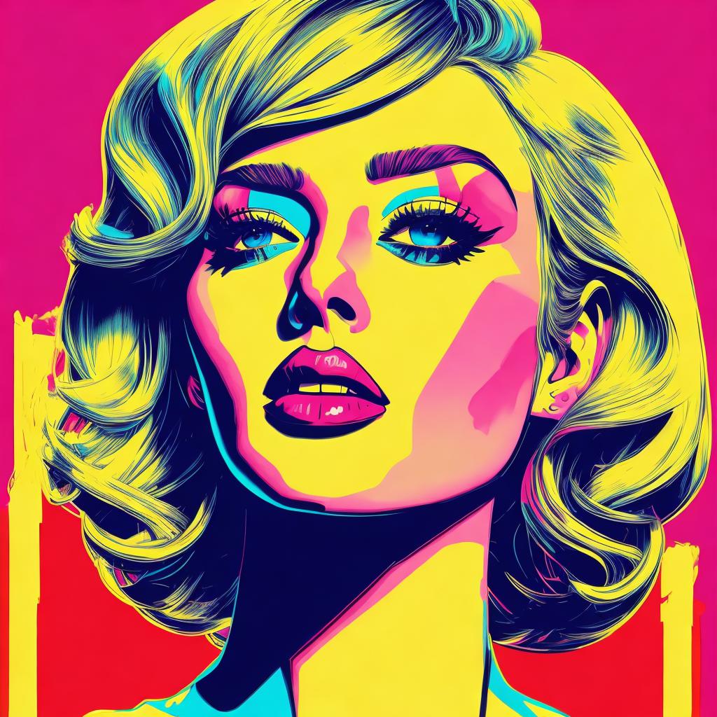 Pop art, Andy Warhol by @ai_generated