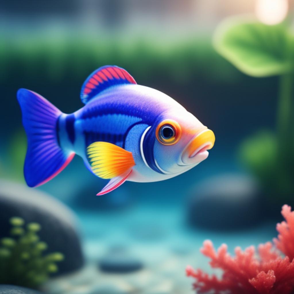 Cute Fish, kind face by @ai_generated