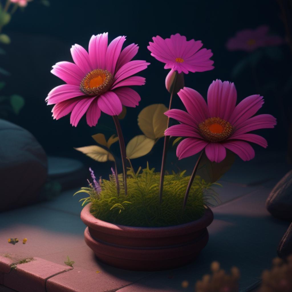 Flowers by @d79m5f8f by @ai_generated