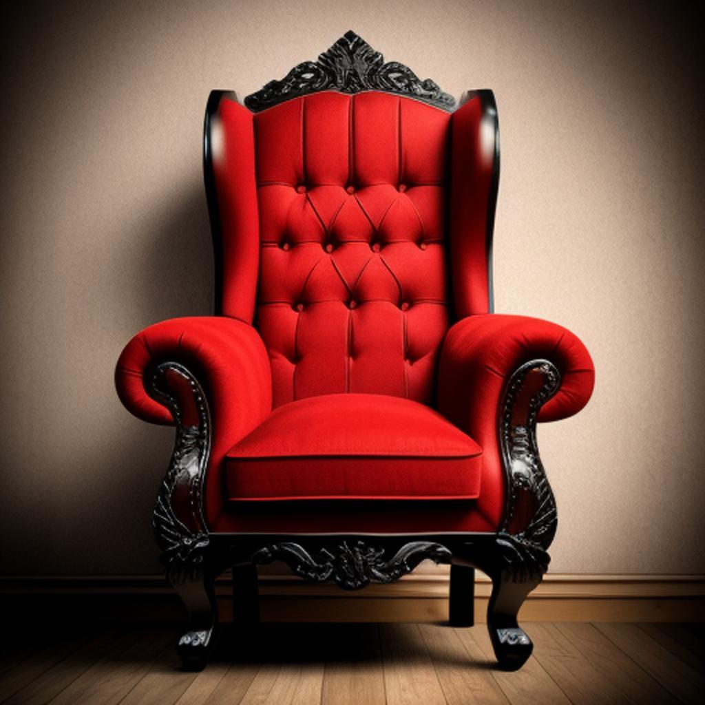 Background, King chair by by @ai_generated