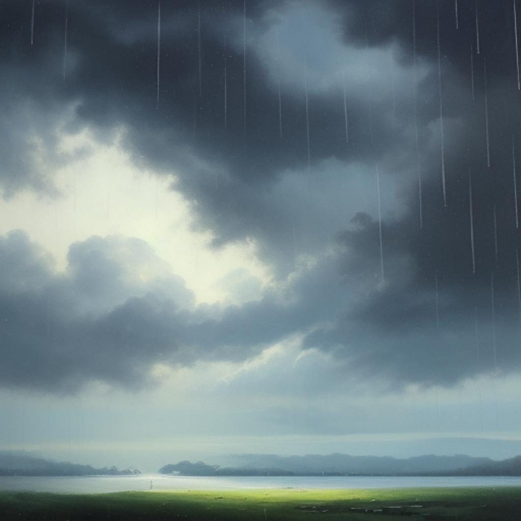 Background, Rain sky by by @ai_generated