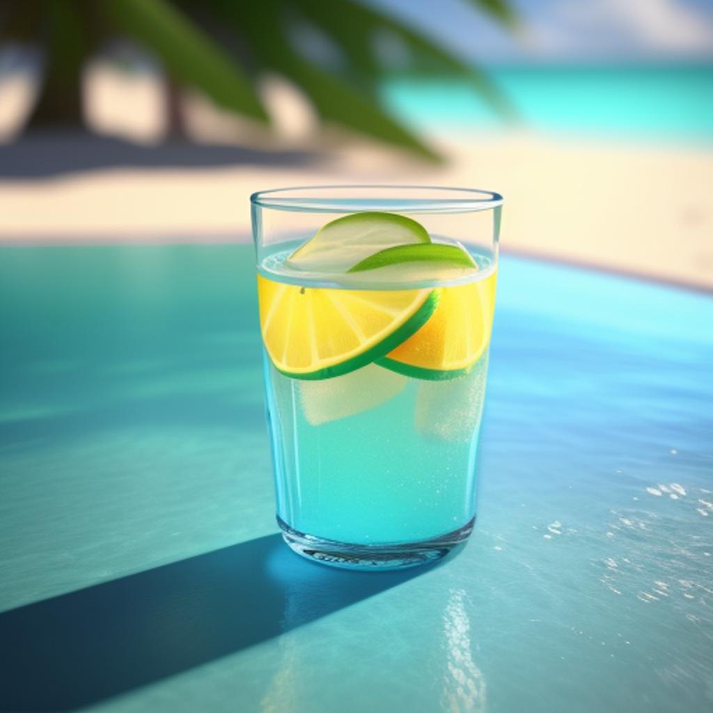 A refreshing summer drink by @ai_generated